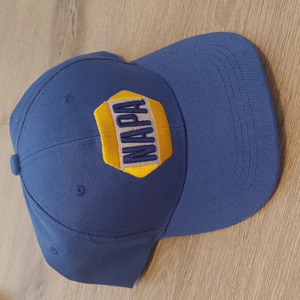 NAPA hat l adjustable l blue l men's snap back l like new l blue